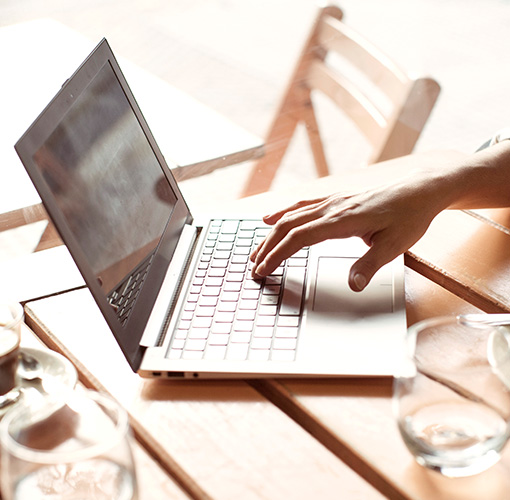 woman on laptop